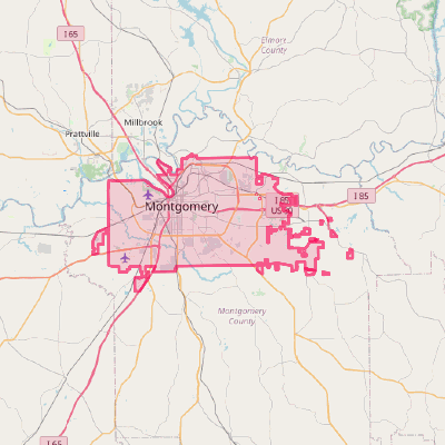 Map of Montgomery