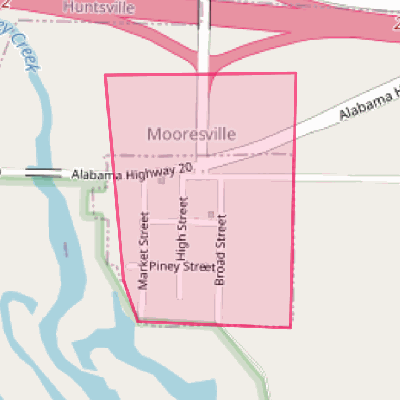 Map of Mooresville