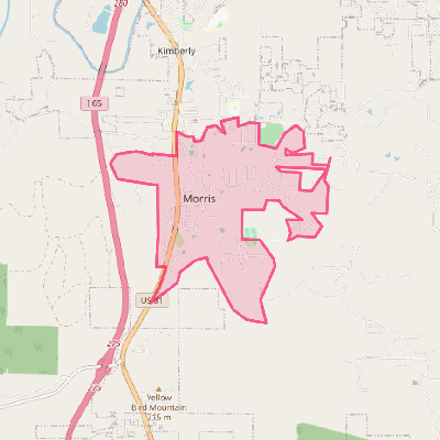 Map of Morris