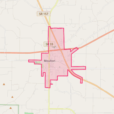 Map of Moulton