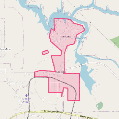 Map of Mulga