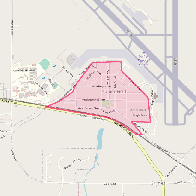 Map of Napier Field