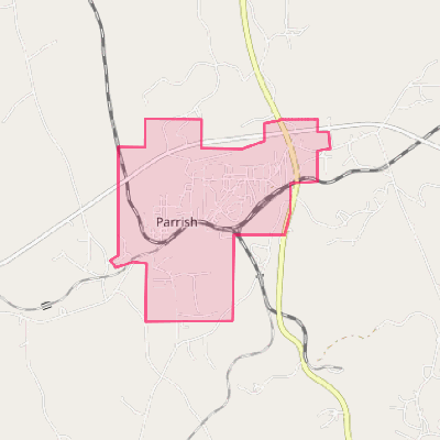 Map of Parrish