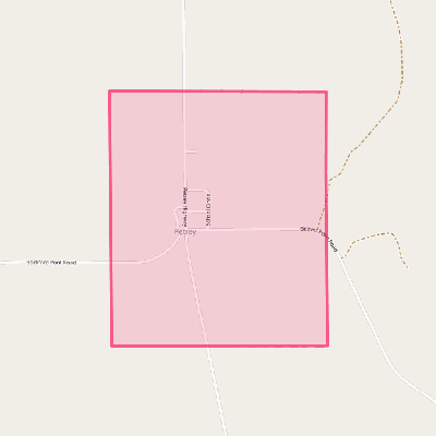 Map of Petrey