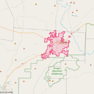 Map of Piedmont