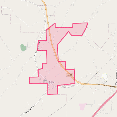 Map of Pine Ridge