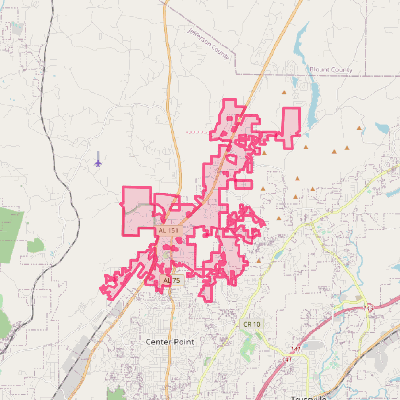 Map of Pinson