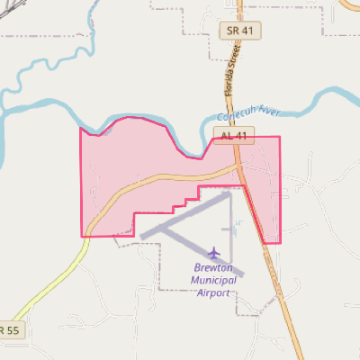 Map of Riverview