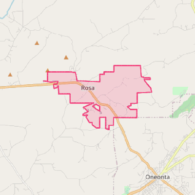 Map of Rosa