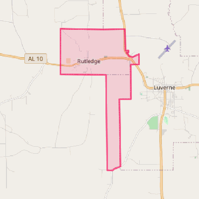 Map of Rutledge