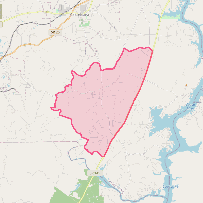 Map of Shelby