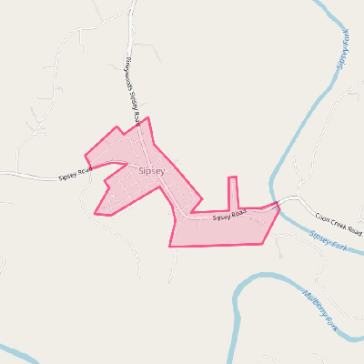 Map of Sipsey