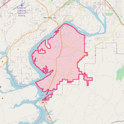 Map of Southside