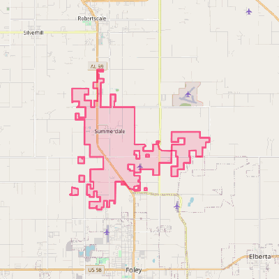 Map of Summerdale