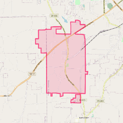 Map of Taylor