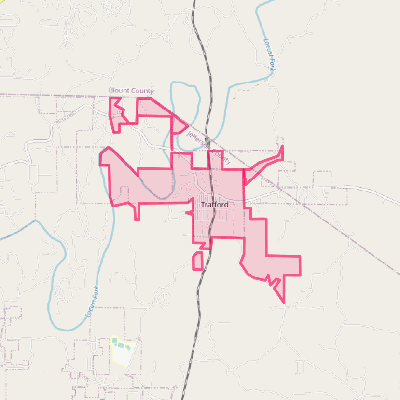 Map of Trafford