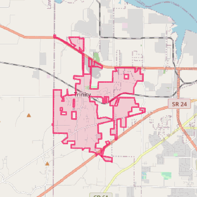 Map of Trinity