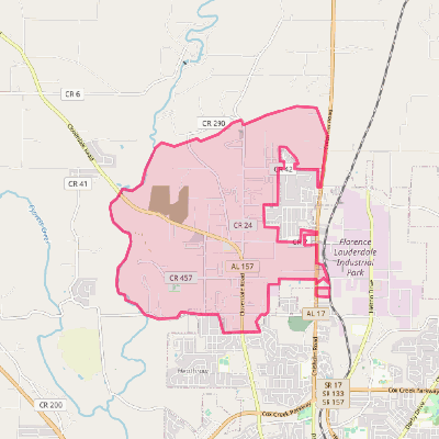 Map of Underwood-Petersville