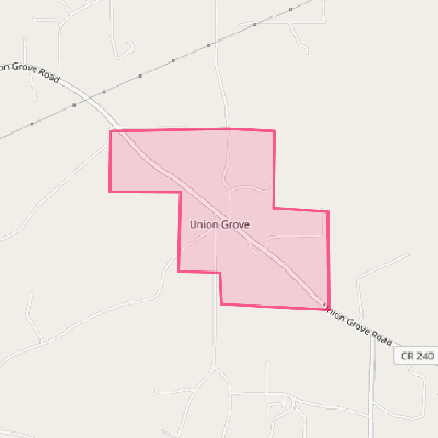 Map of Union Grove