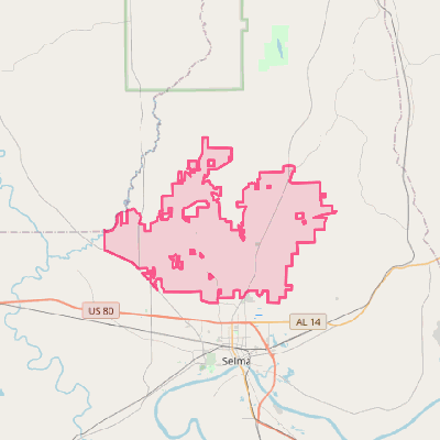 Map of Valley Grande