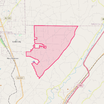 Map of Whitesboro