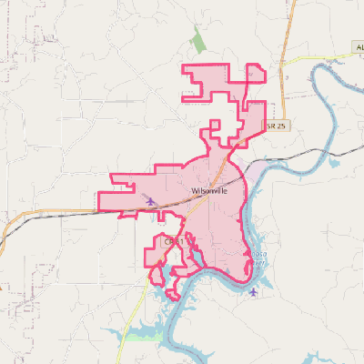 Map of Wilsonville