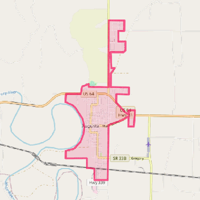 Map of Augusta