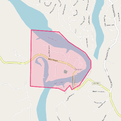 Map of Beaver