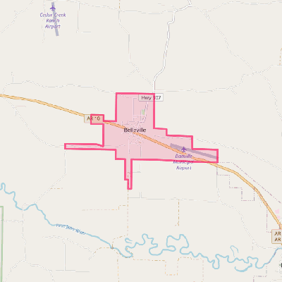 Map of Belleville