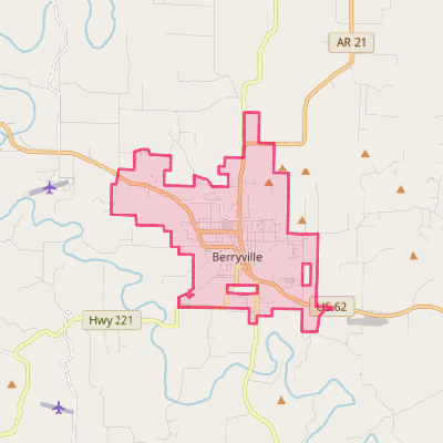 Map of Berryville