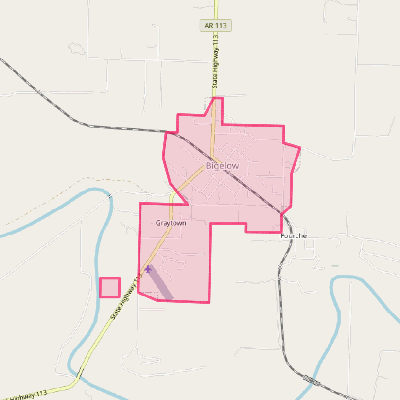 Map of Bigelow