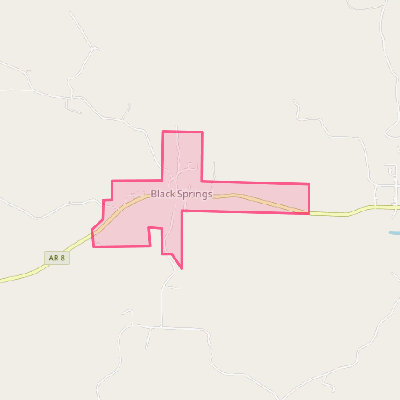 Map of Black Springs