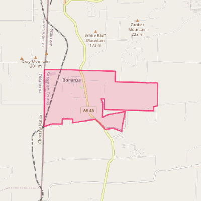 Map of Bonanza