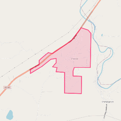 Map of Calion