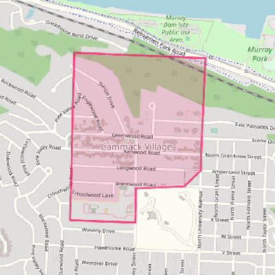 Map of Cammack Village