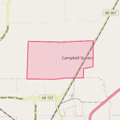 Map of Campbell Station
