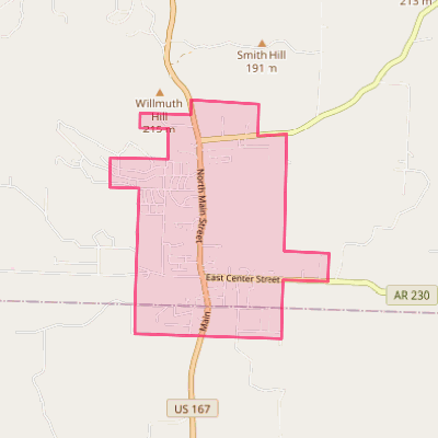 Map of Cave City