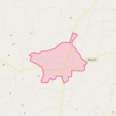 Map of Center Ridge