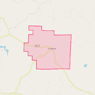 Map of Chidester