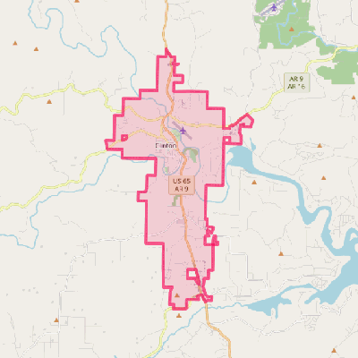 Map of Clinton