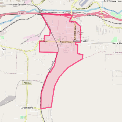 Map of College Station