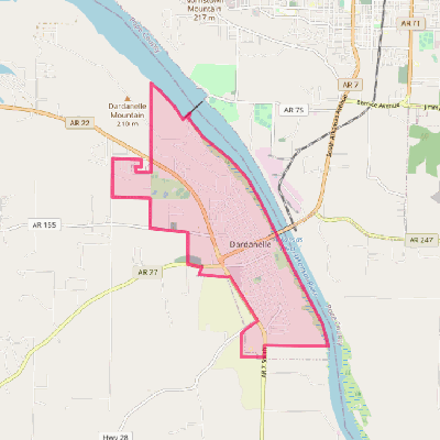 Map of Dardanelle