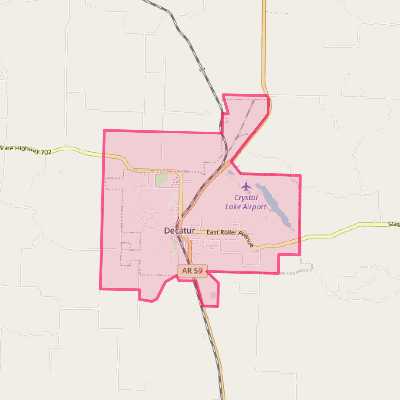 Map of Decatur