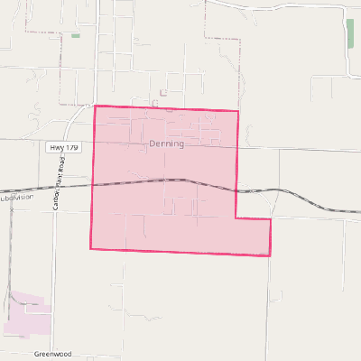 Map of Denning