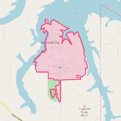 Map of Diamond City