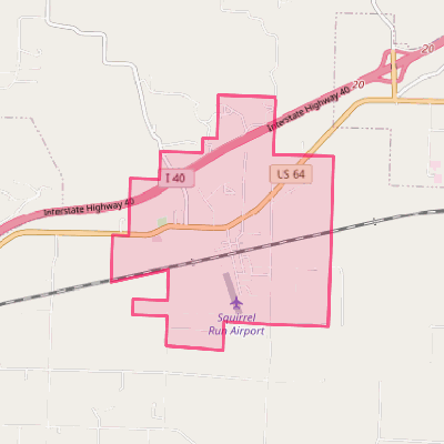 Map of Dyer