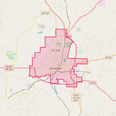 Map of El Dorado