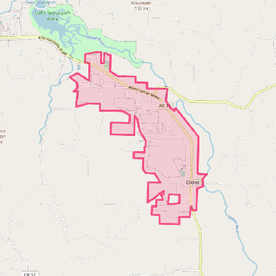 Map of Elkins