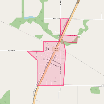 Map of Fisher