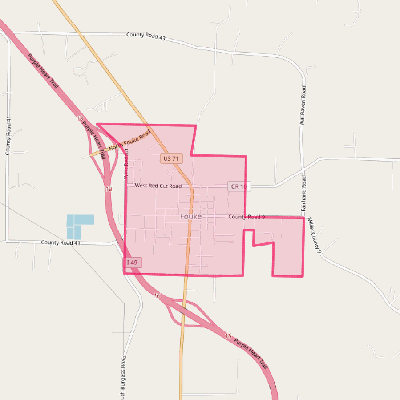 Map of Fouke